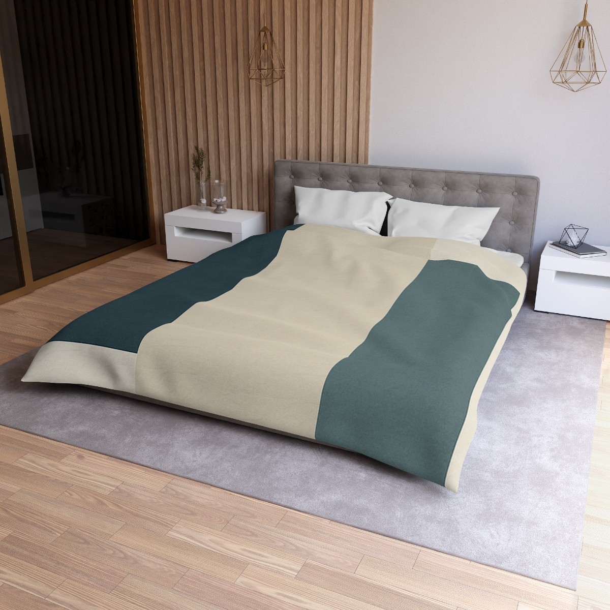 Offset Column Trio soft comforter duvets