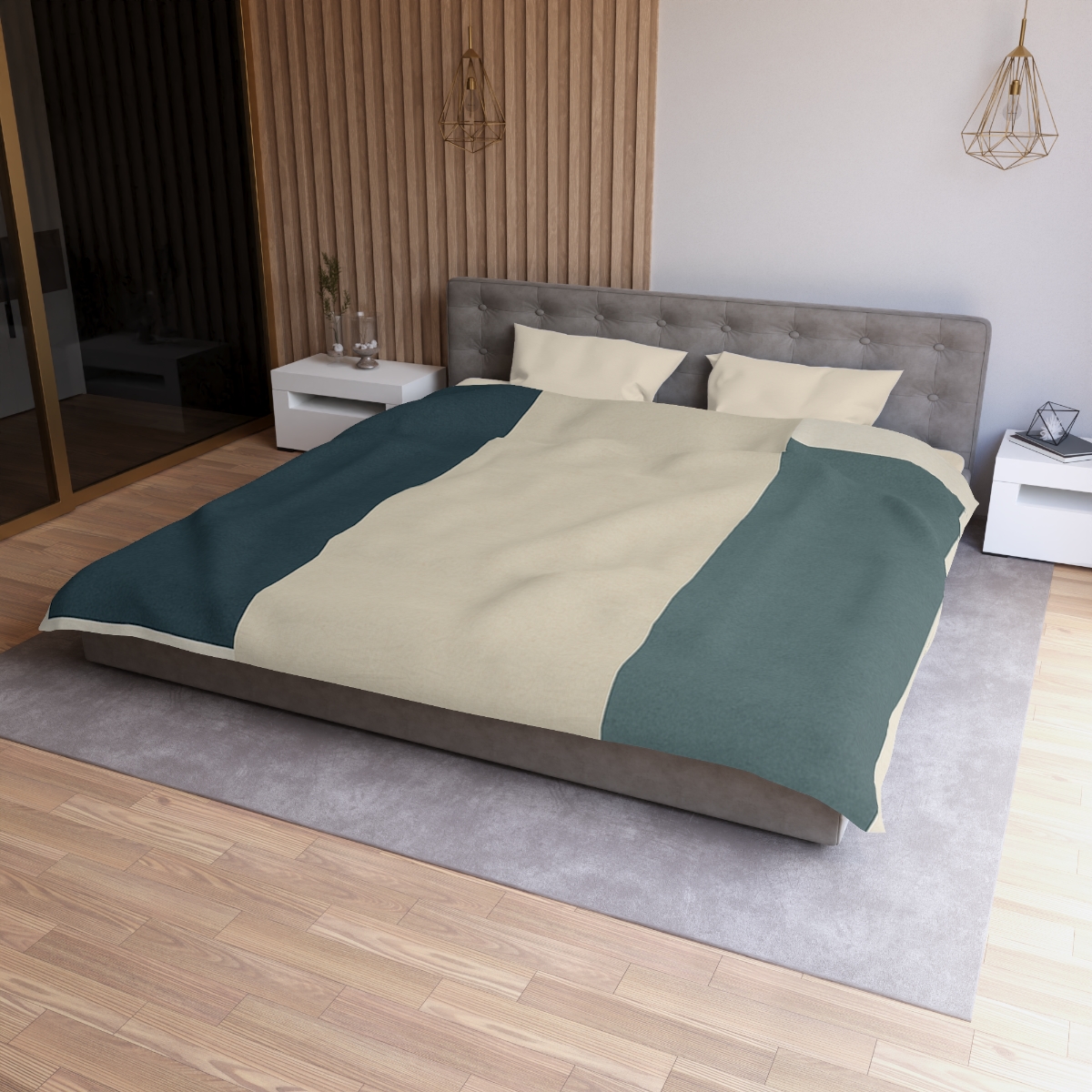 Offset Column Trio soft comforter duvets