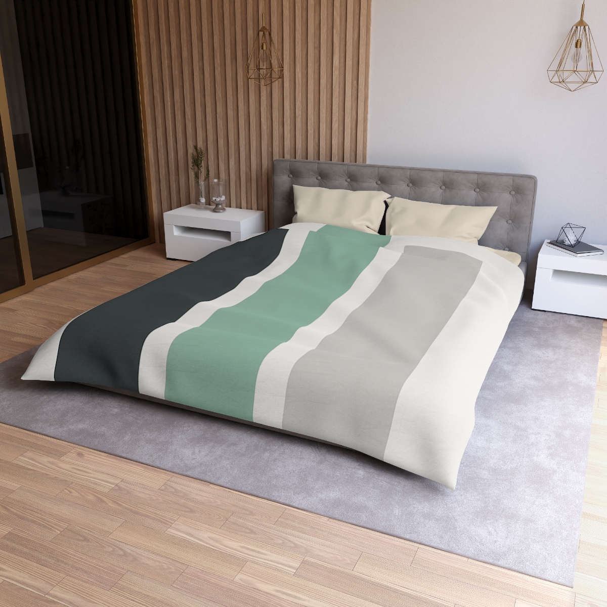 Offset Column Trio unique patterned duvets