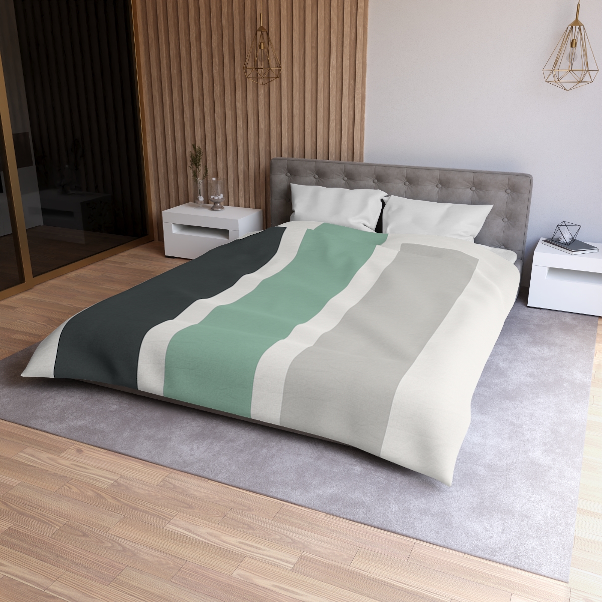 Offset Column Trio unique patterned duvets