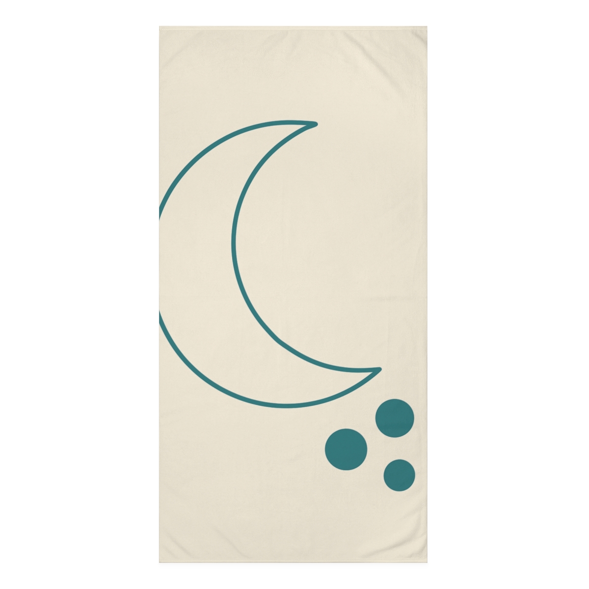 Offset Crescent And Trio designer printed towels