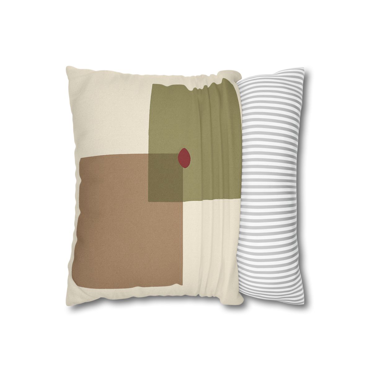 Offset Duo And Quiet Dot soft cotton pillow cases