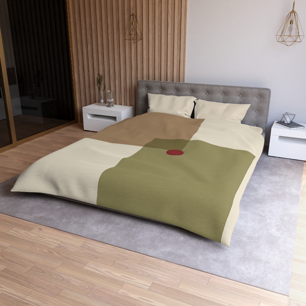 Offset Duo And Quiet Dot unique patterned duvets