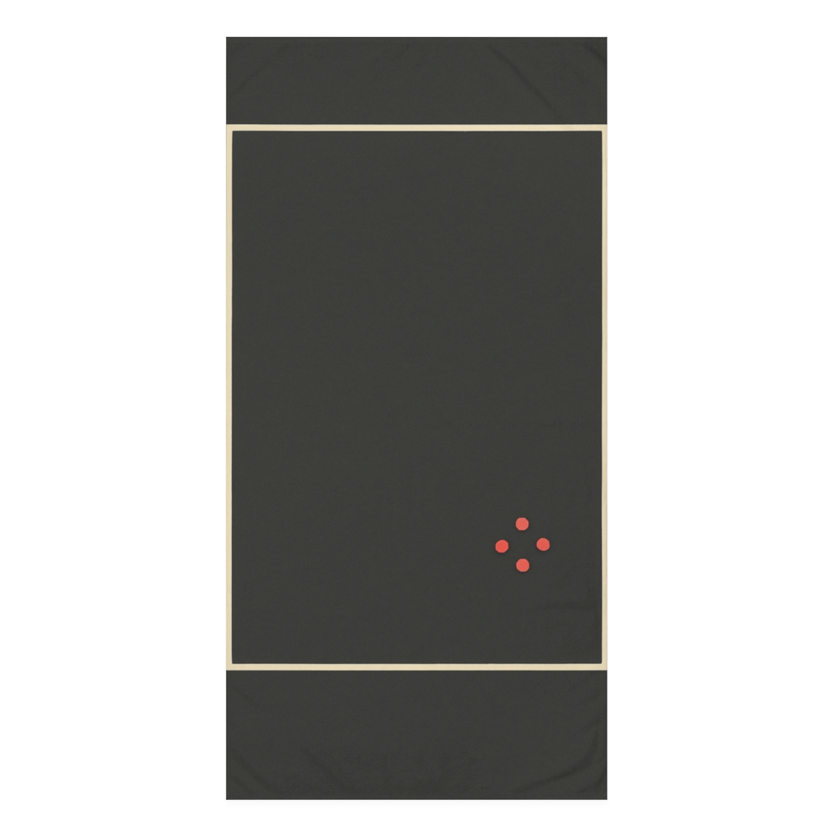 Offset Frame And Cluster Of Dots stylish beach towels