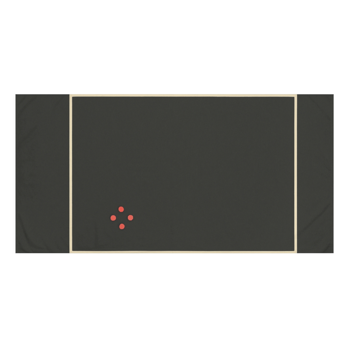 Offset Frame And Cluster Of Dots stylish beach towels