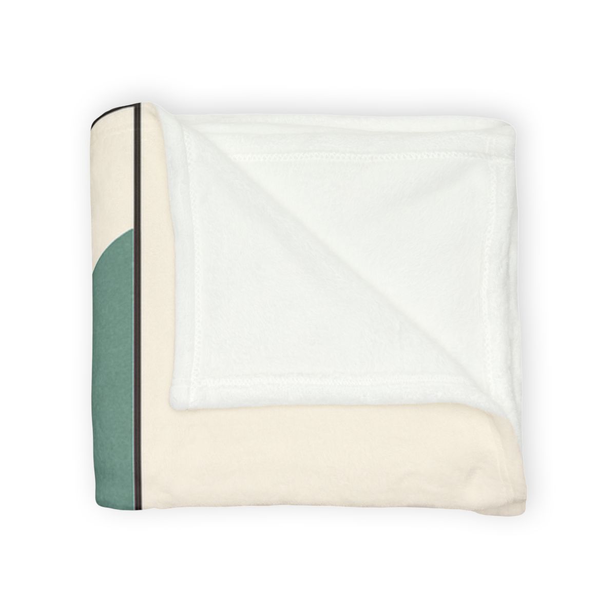 Offset Frame And Crescent Pause designer printed blankets