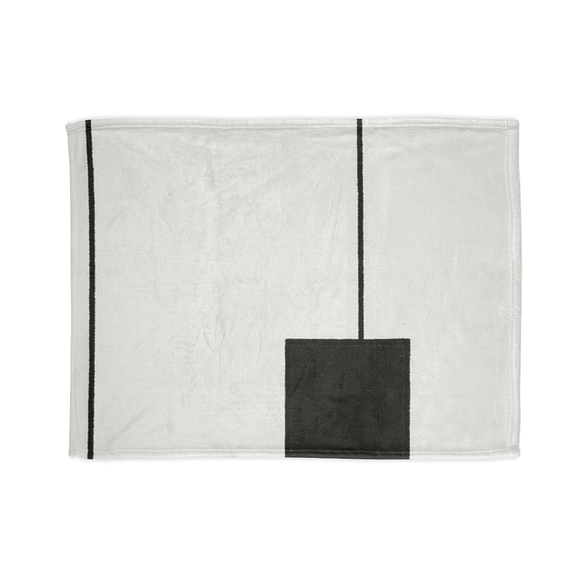 Offset Frame And Inner Square Pause stylish throw blankets