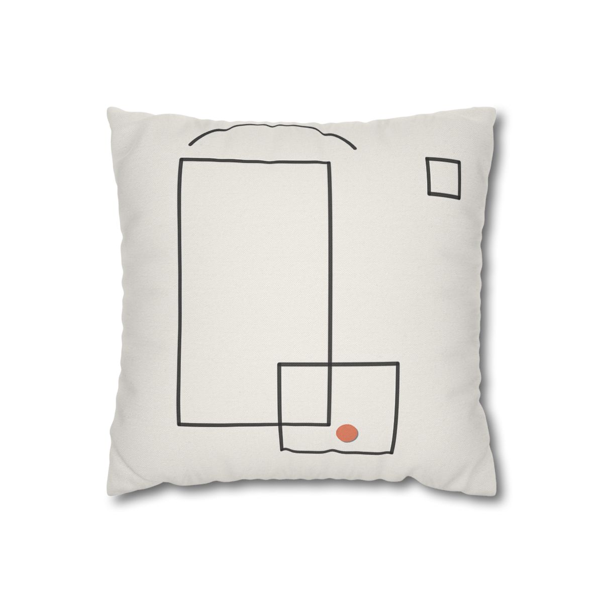 Offset Frame And Quiet Arc comfortable bedding pillow covers