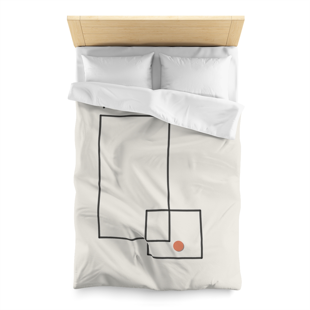 Offset Frame And Quiet Arc unique patterned duvets