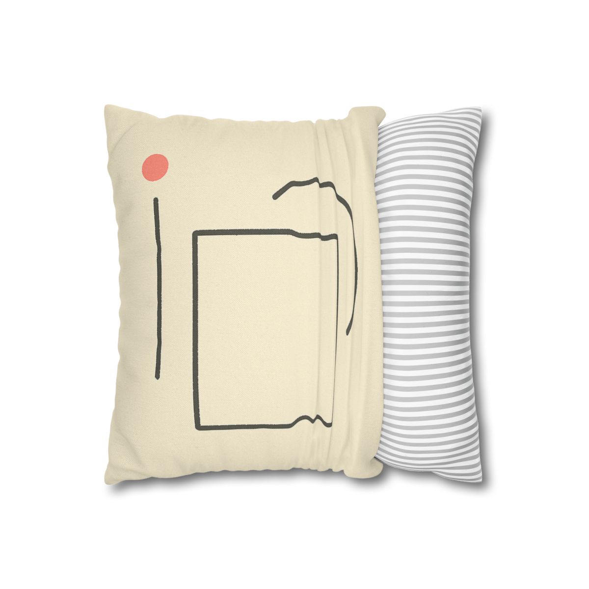 Offset Frame With Crescent Anchor stylish decorative pillowcases