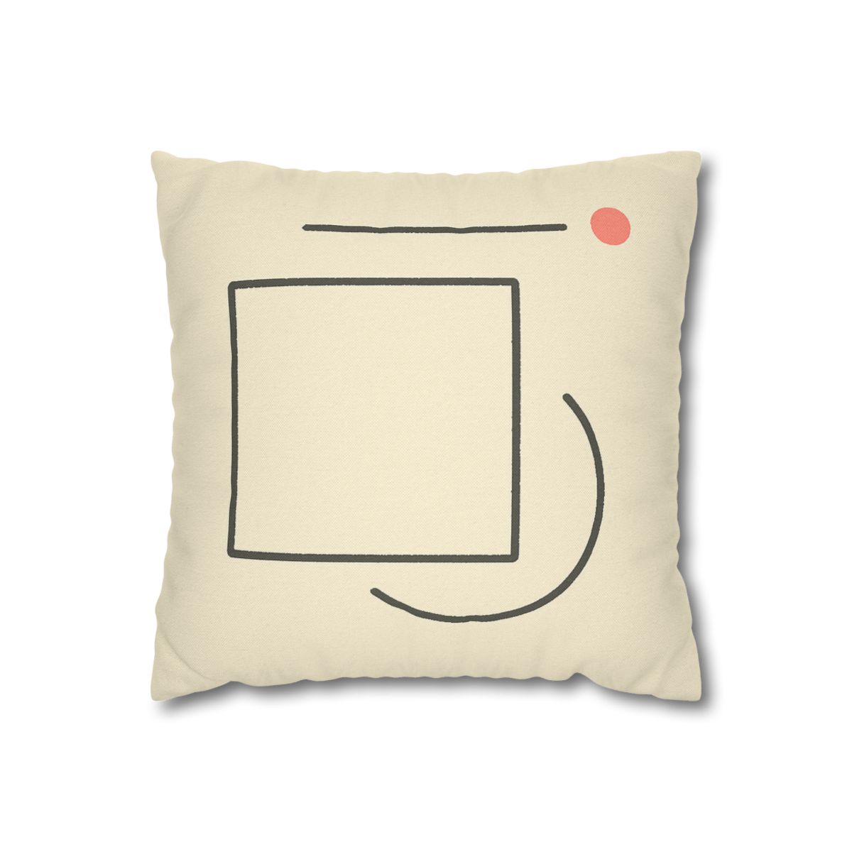 Offset Frame With Crescent Anchor stylish decorative pillowcases