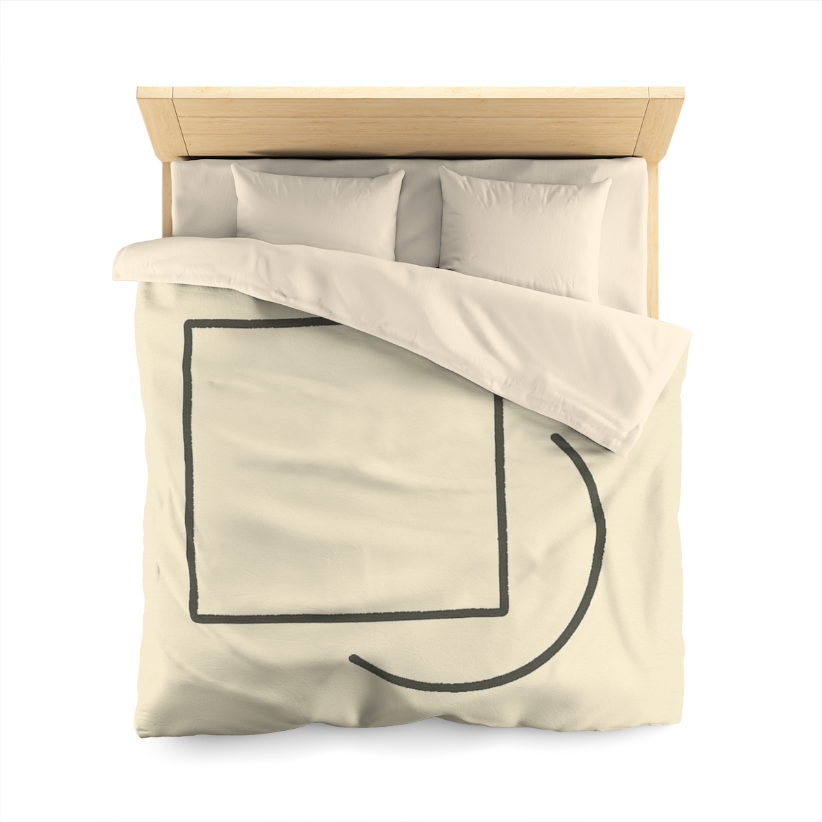 Offset Frame With Crescent Anchor warm winter duvets