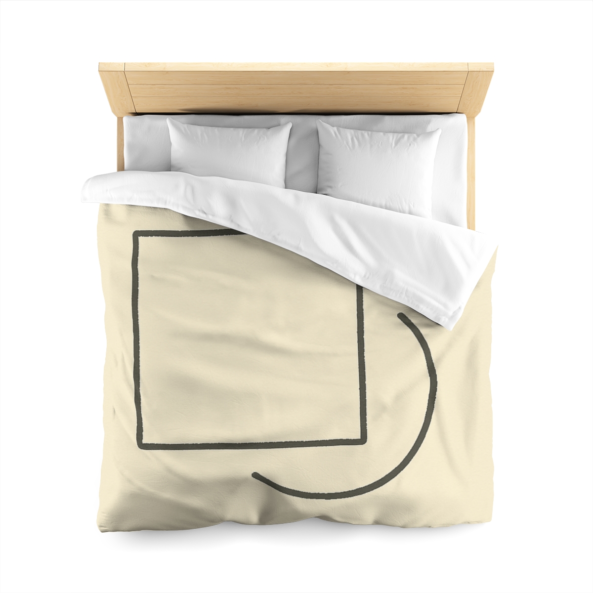 Offset Frame With Crescent Anchor warm winter duvets