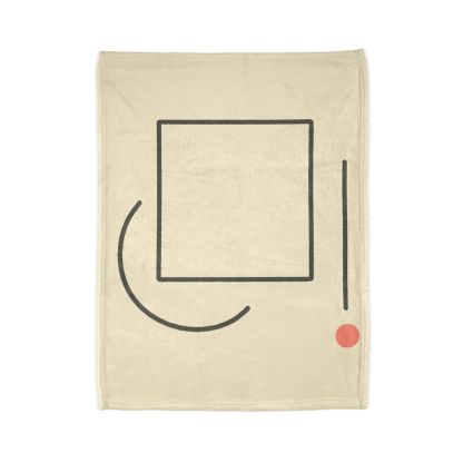 Offset Frame With Crescent Anchor warm winter blankets