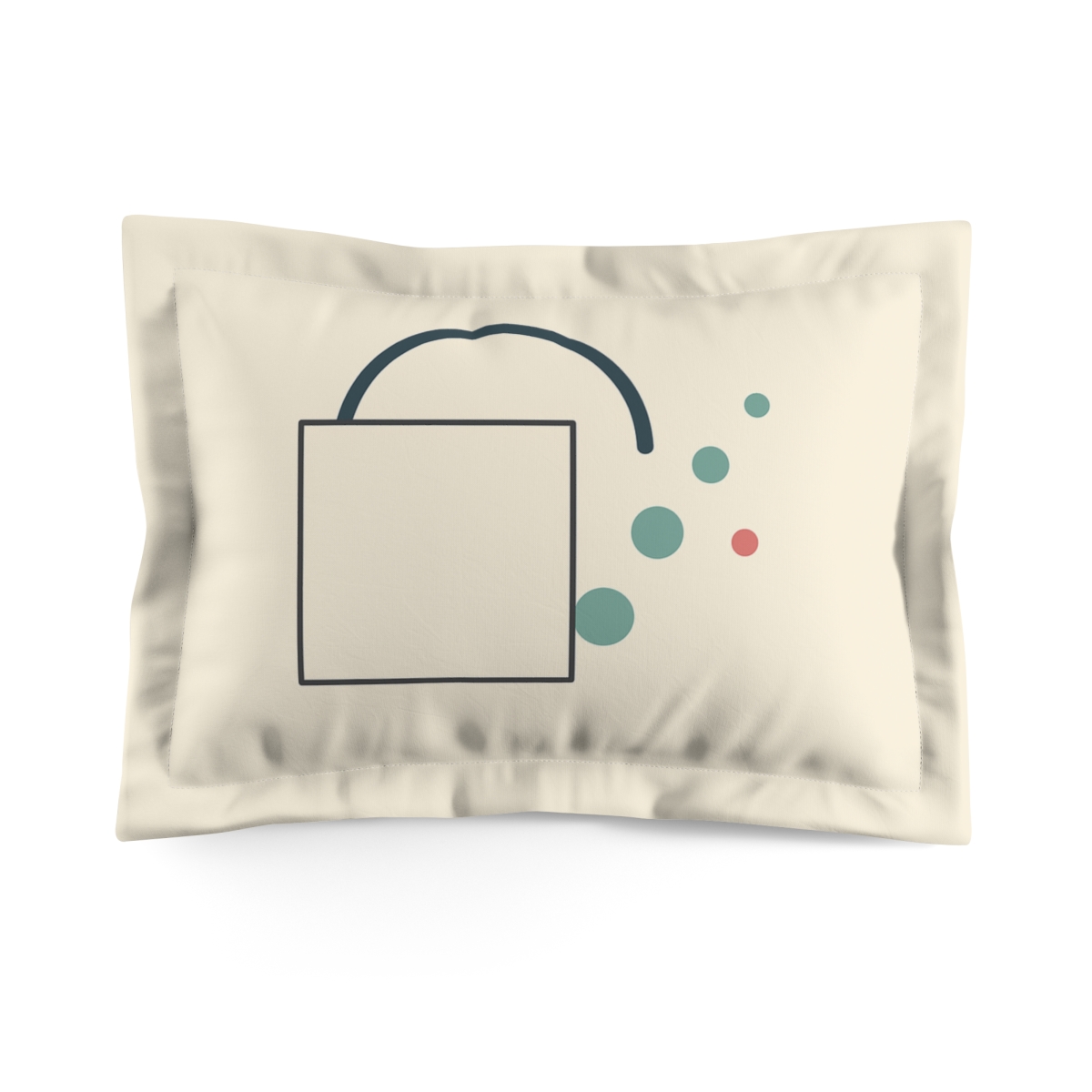 Offset Frame With Floating Arc trendy accent pillows