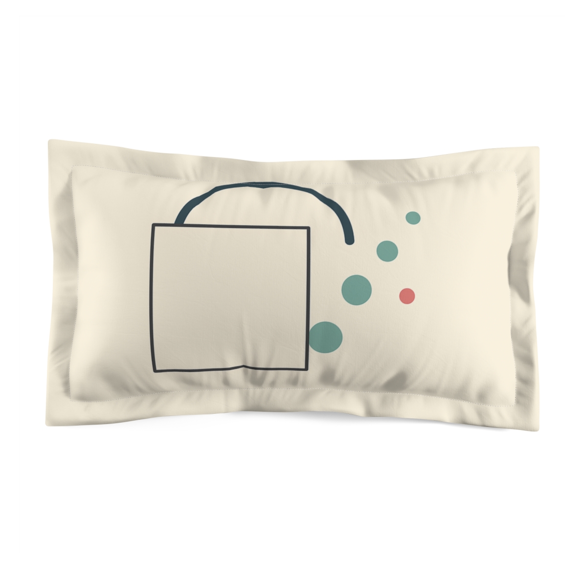 Offset Frame With Floating Arc trendy accent pillows