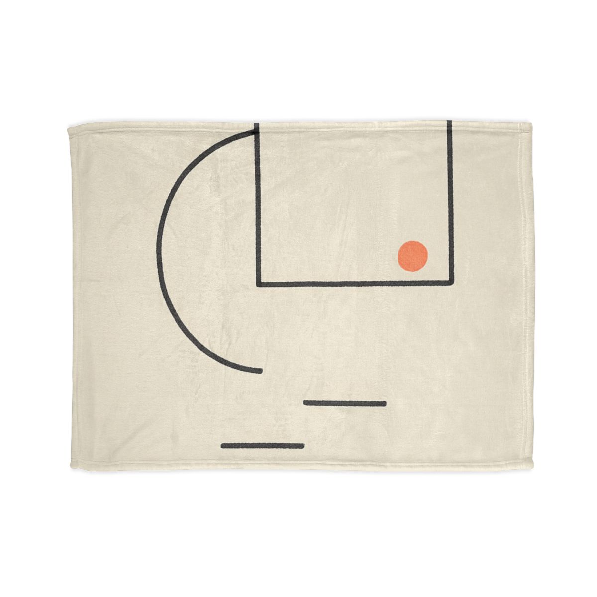 Offset Frame With Leaning Arc trendy patterned blankets