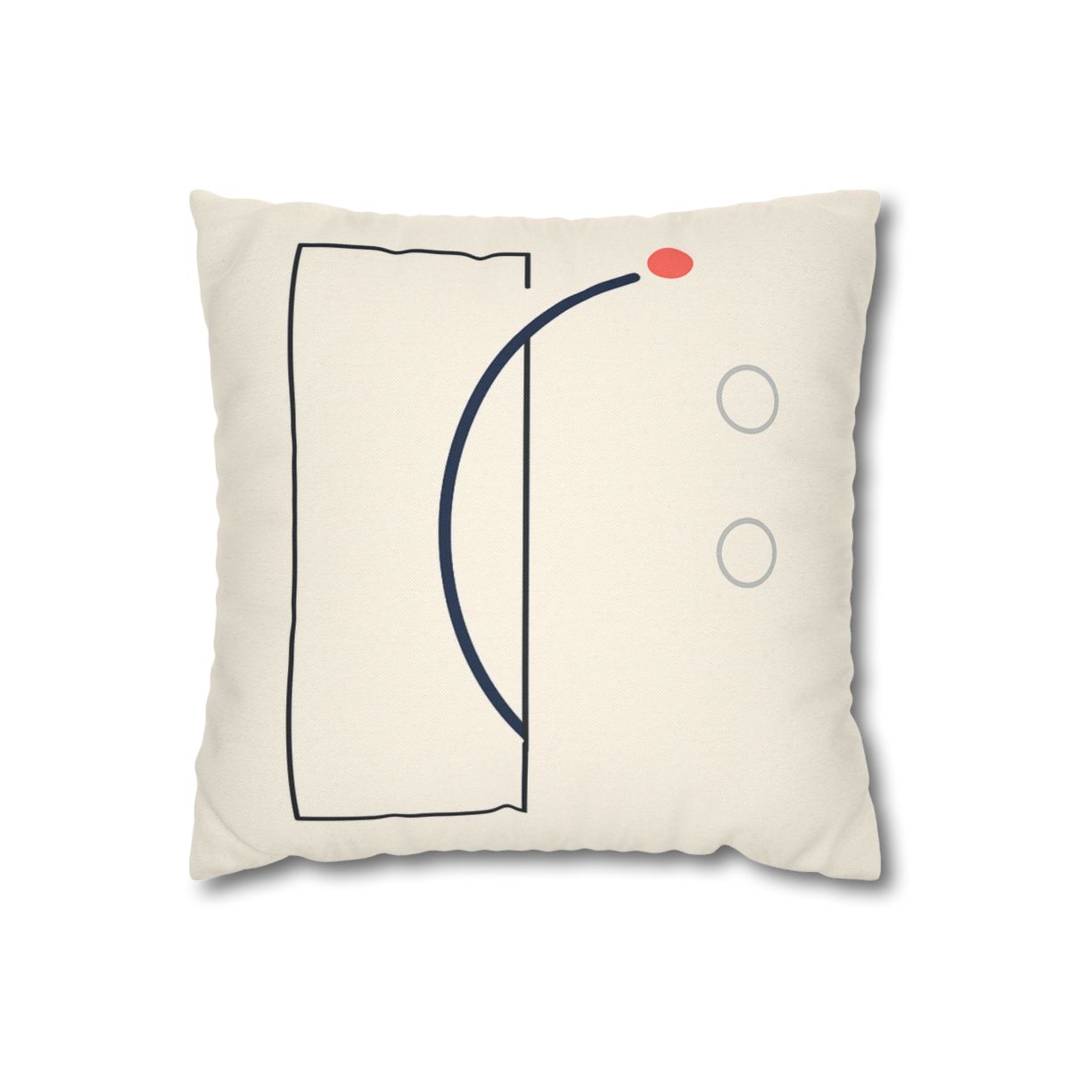 Offset Frame With Orbit Arc custom pillow cases