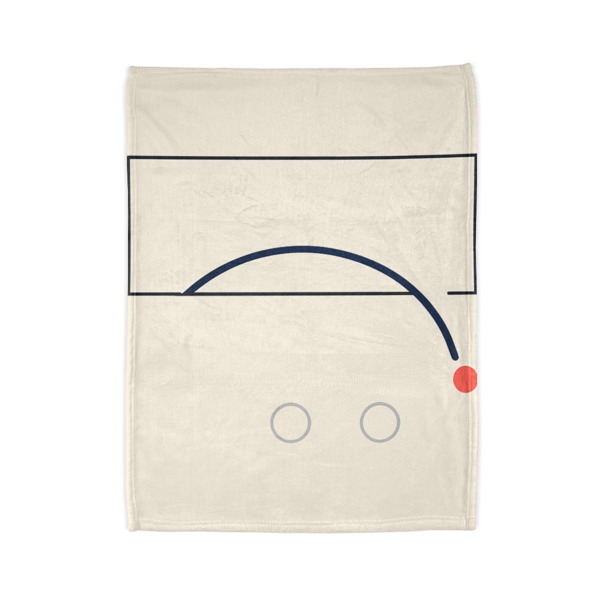 Offset Frame With Orbit Arc personalized cozy blankets