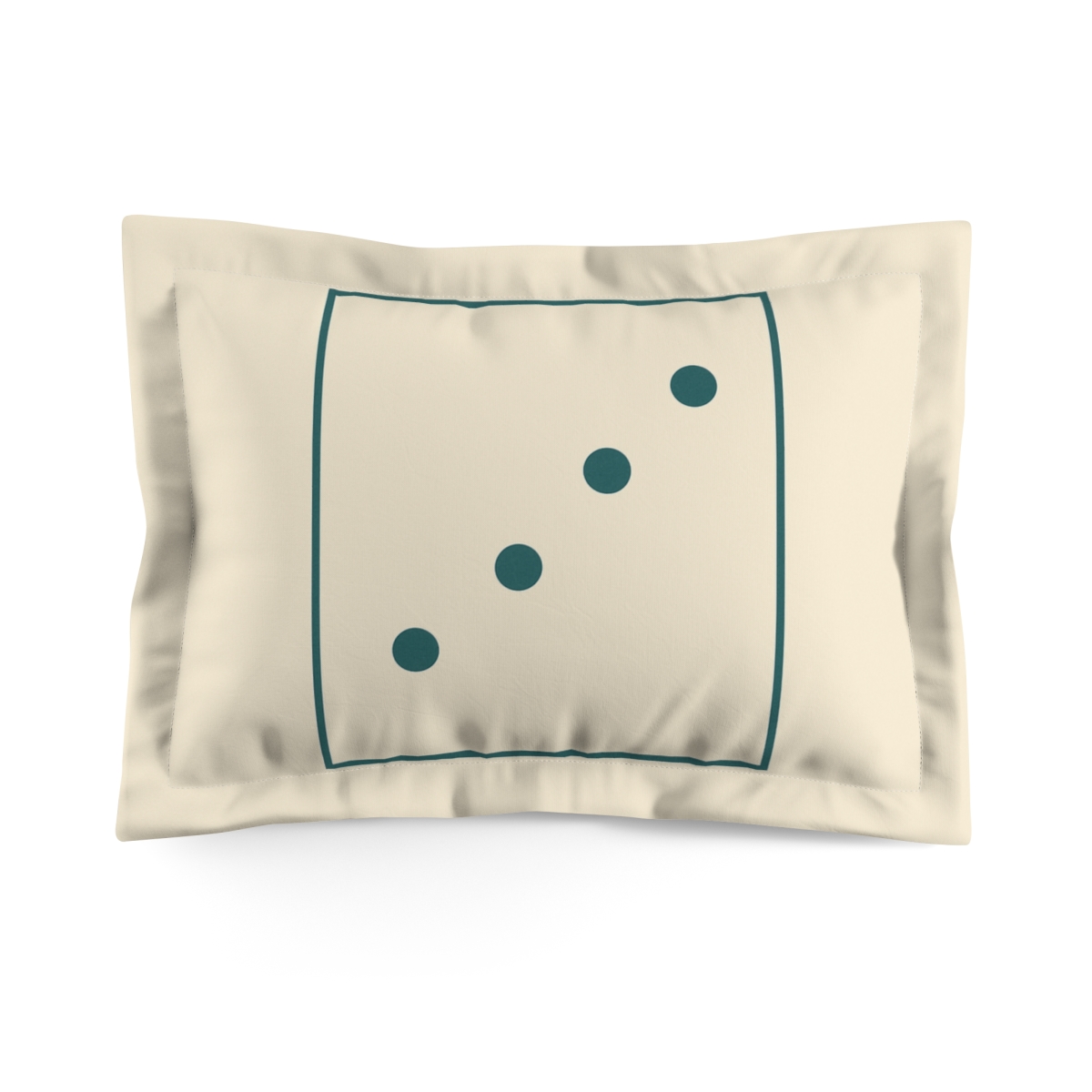 Offset Frame With Passing Dots comfortable bed pillows