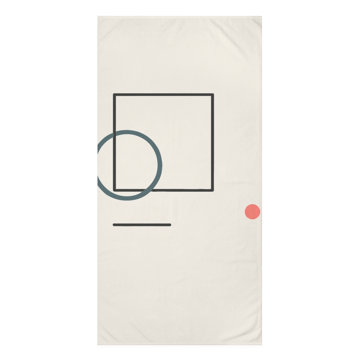 Offset Frame With Quiet Orbit custom towels