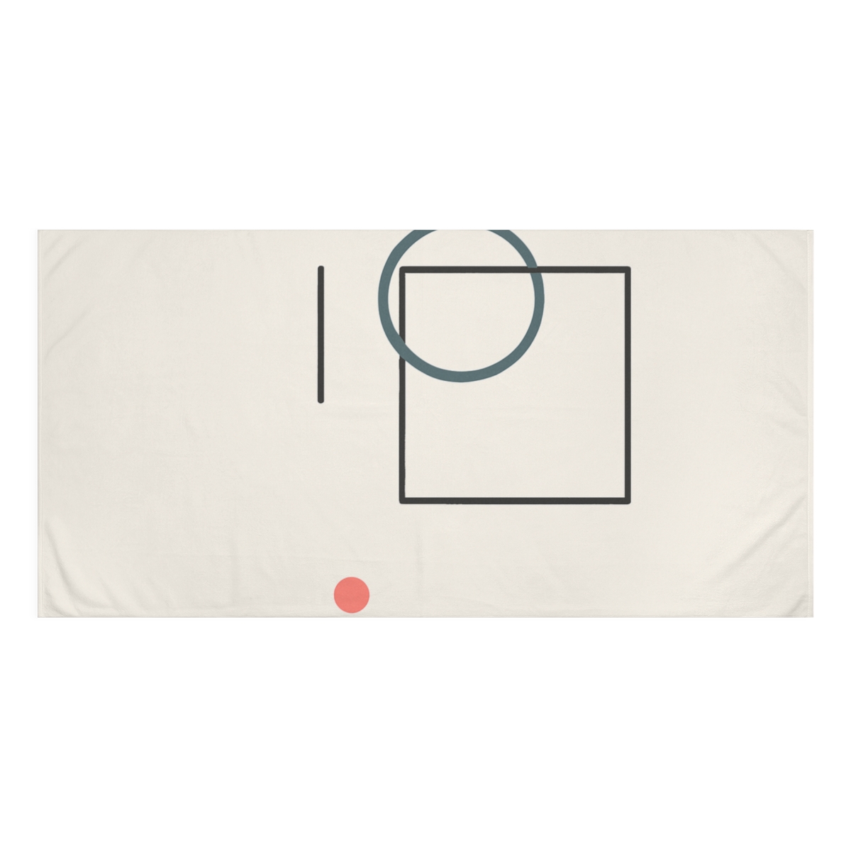 Offset Frame With Quiet Orbit custom towels