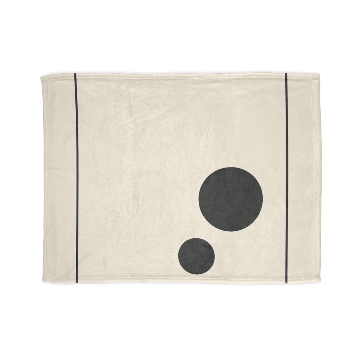 Offset Frame With Twin Disks personalized cozy blankets