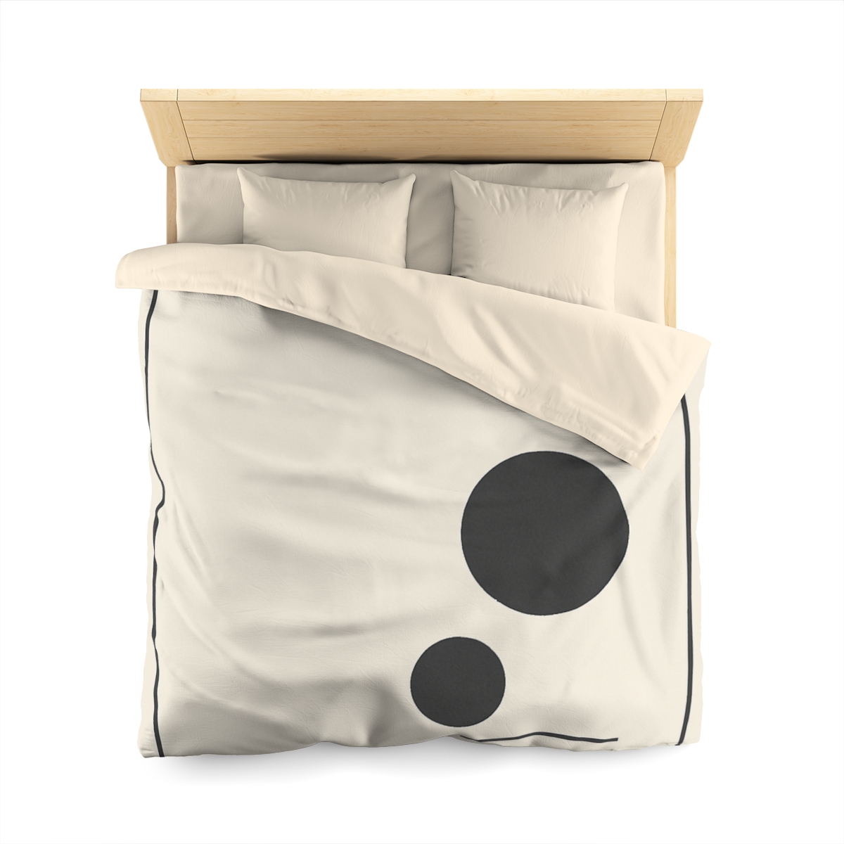 Offset Frame With Twin Disks soft comforter duvets