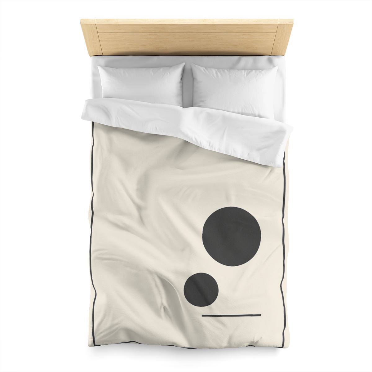 Offset Frame With Twin Disks soft comforter duvets