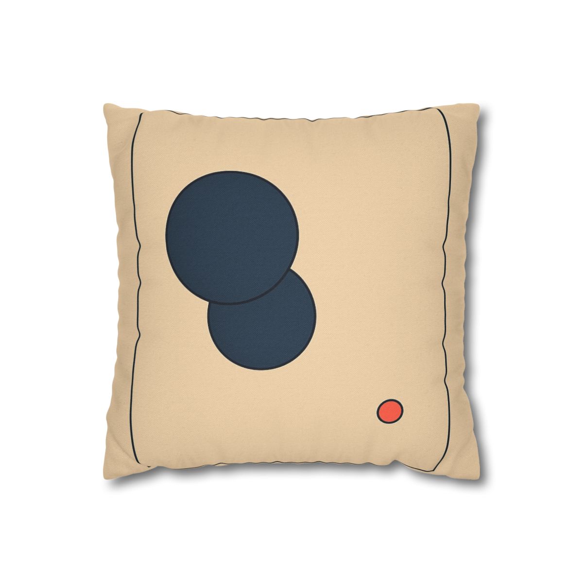 Offset Frame With Two Quiet Discs stylish decorative pillowcases