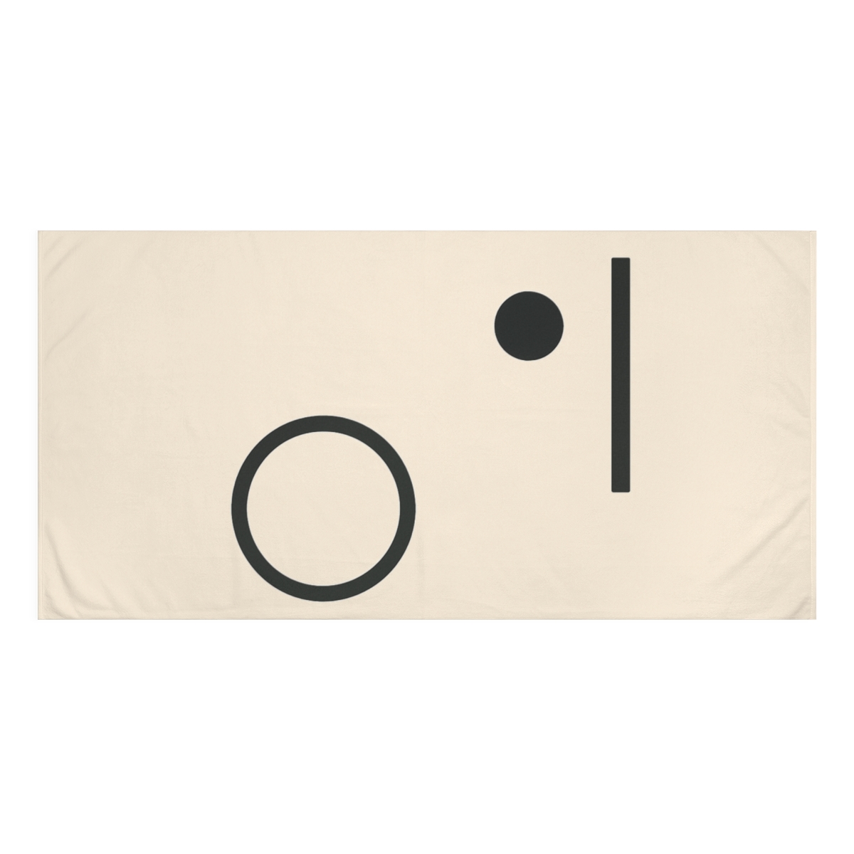 Offset Orbit Bars And Quiet Moon personalized bath towels