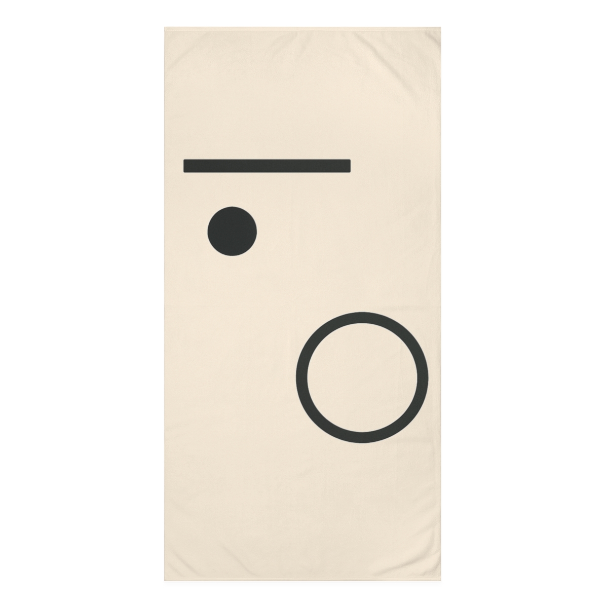 Offset Orbit Bars And Quiet Moon personalized bath towels