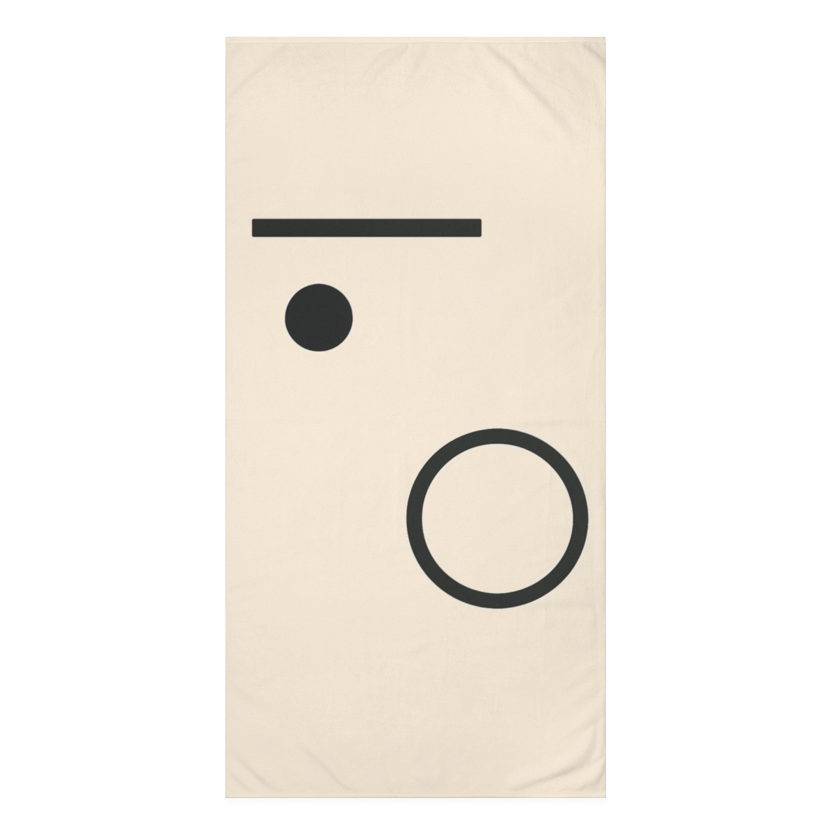 Offset Orbit Bars And Quiet Moon personalized bath towels