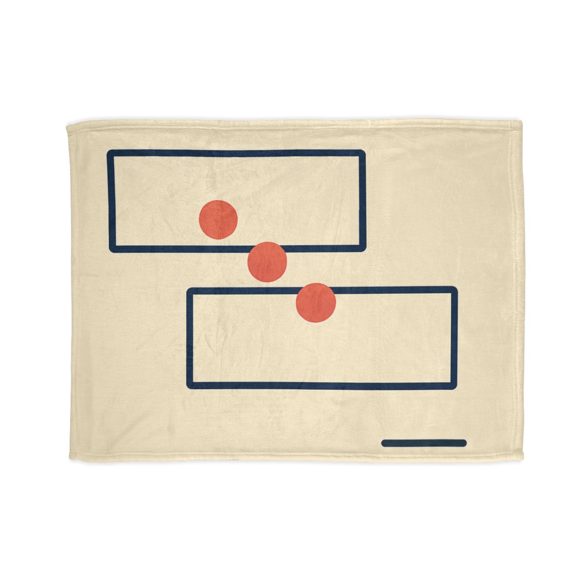 Offset Orbit Blocks personalized cozy blankets