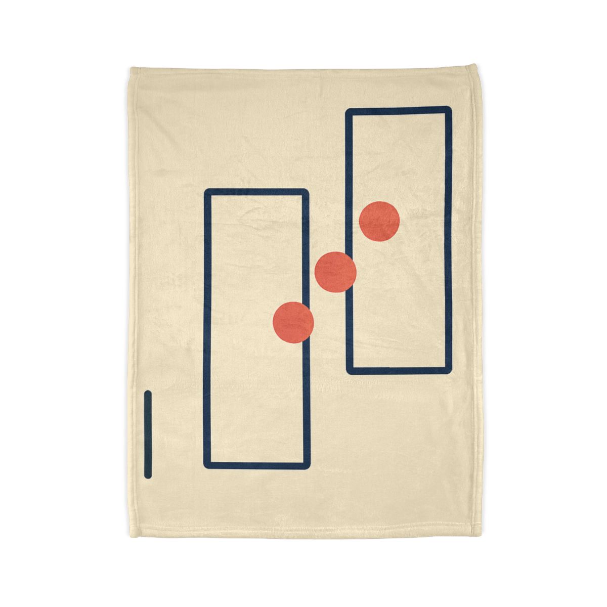 Offset Orbit Blocks personalized cozy blankets