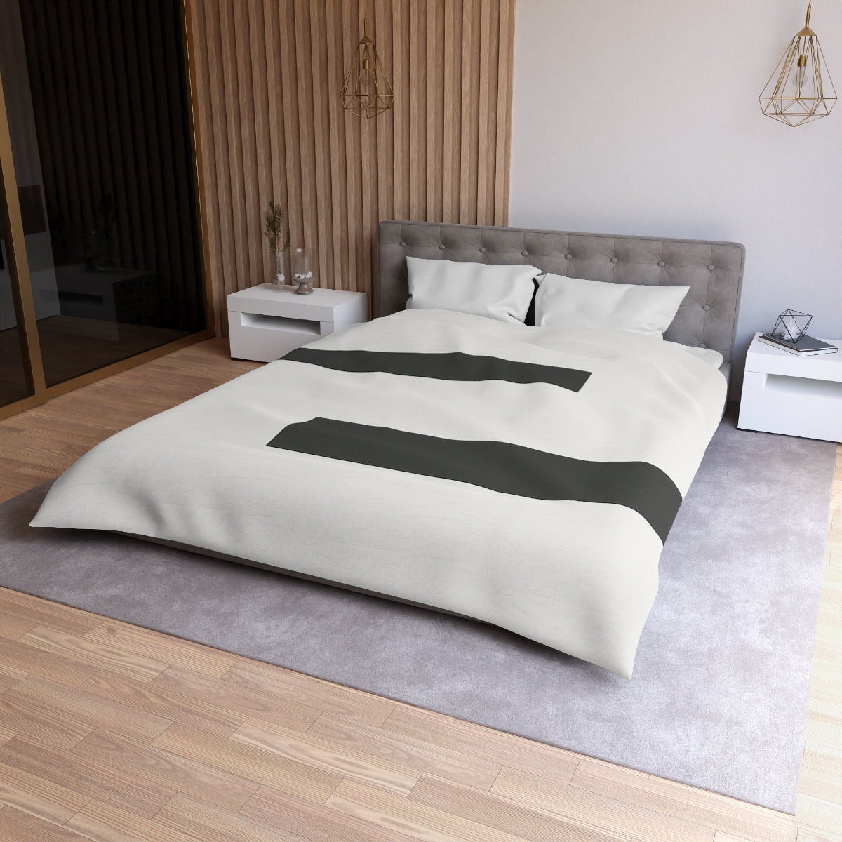 Offset Parallel Bar Duo Duvet