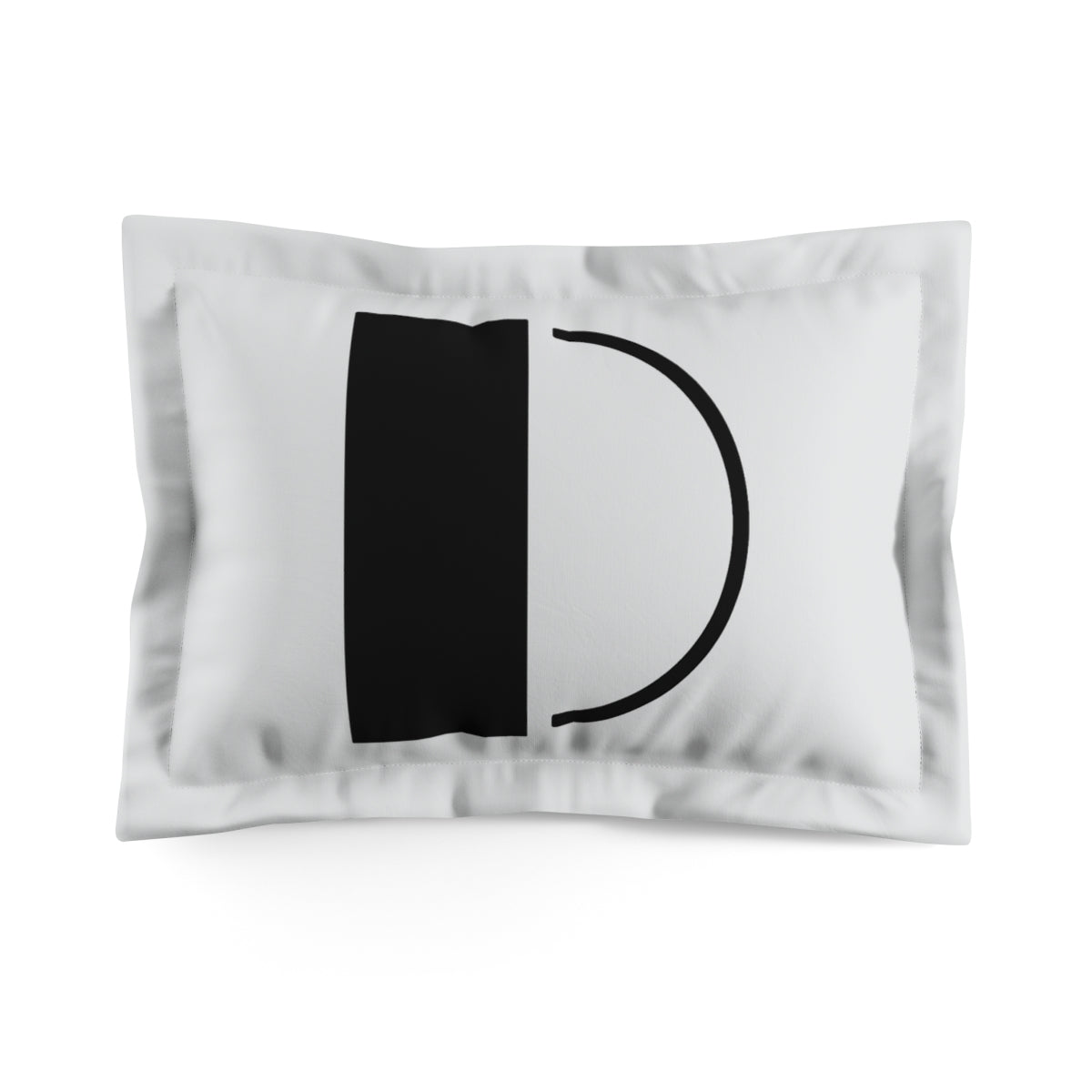 Offset Rectangle and Arc Duo Pillow