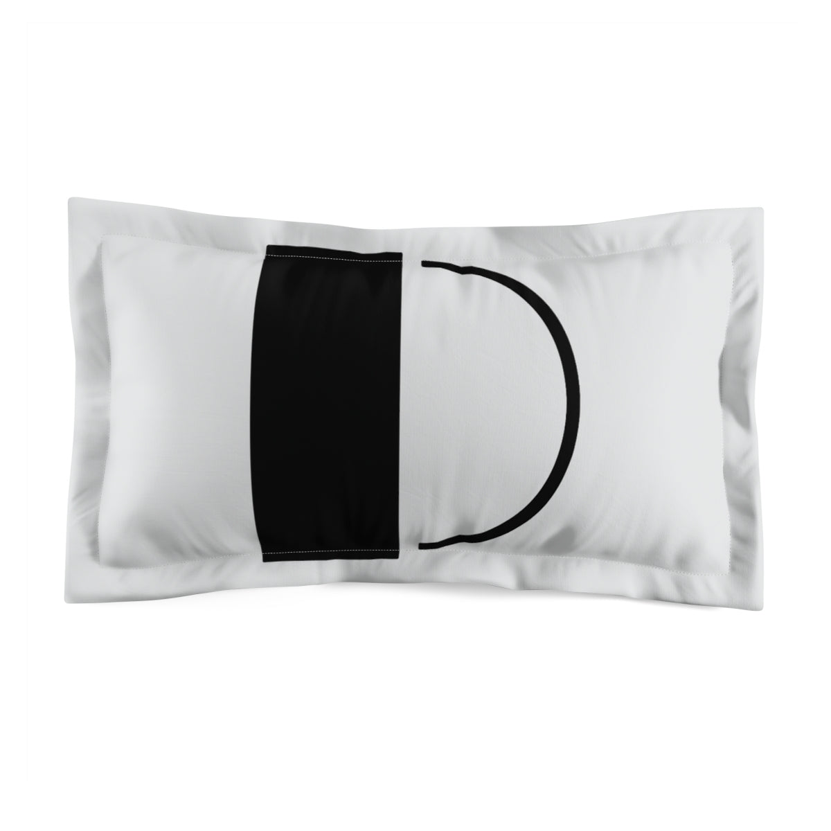 Offset Rectangle and Arc Duo Pillow