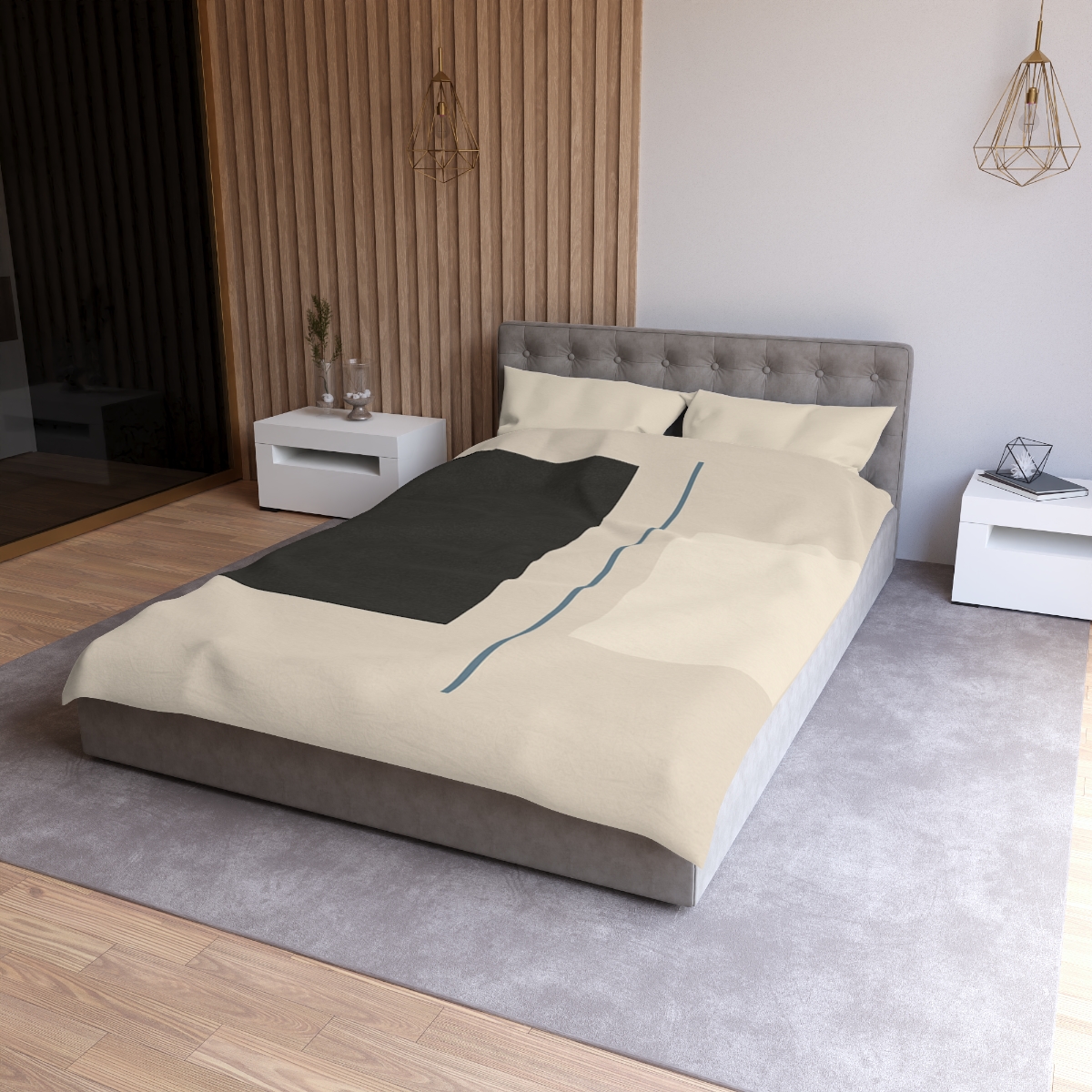 Offset Rectangle Balance unique patterned duvets