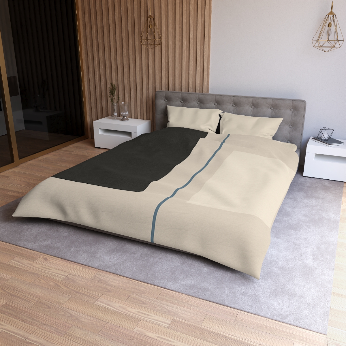 Offset Rectangle Balance unique patterned duvets