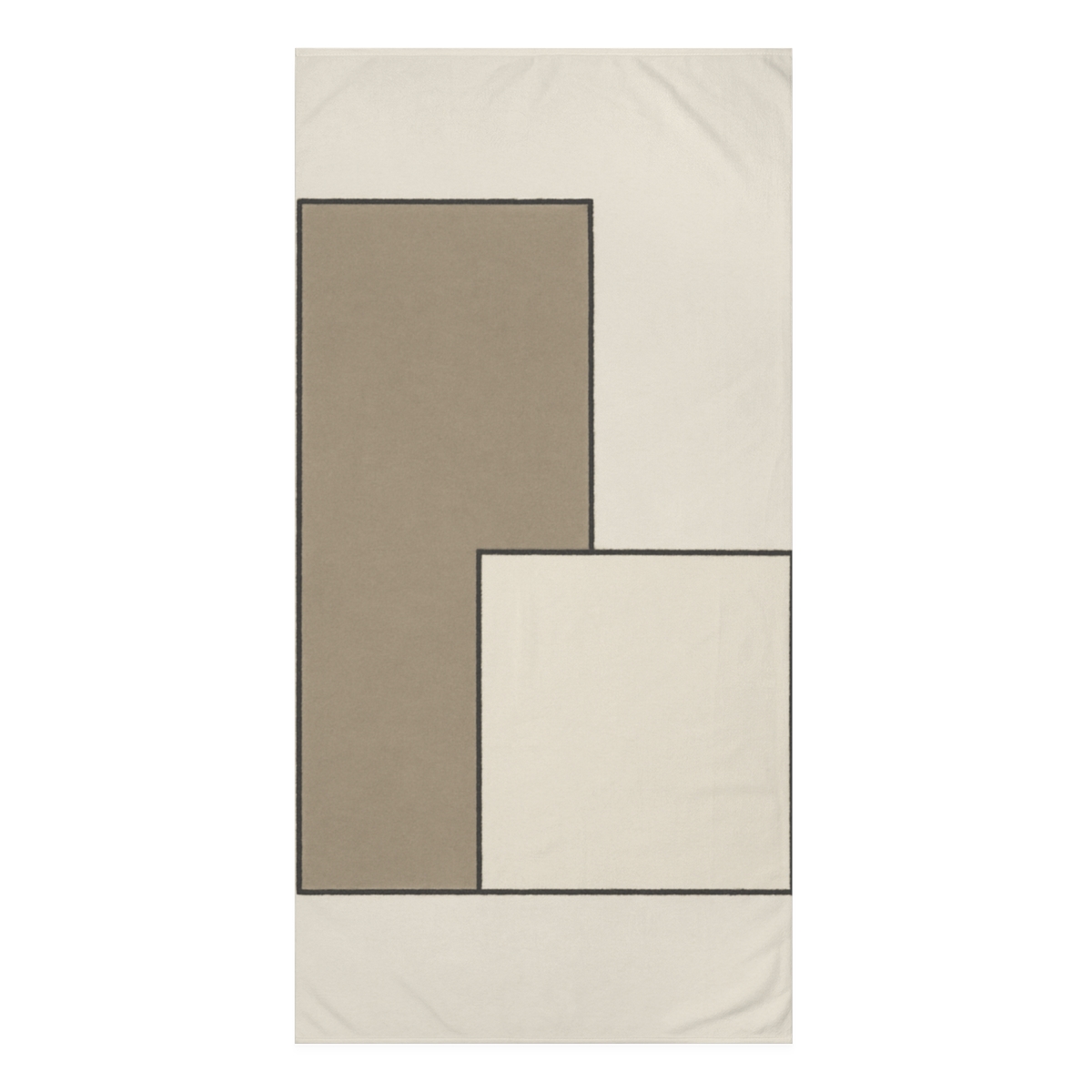 Offset Rectangle Harmony soft cotton towels