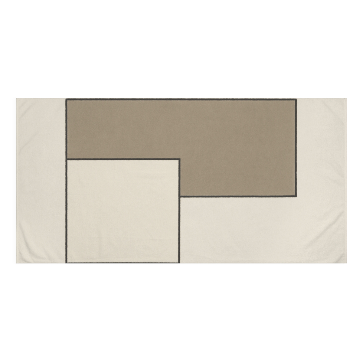 Offset Rectangle Harmony soft cotton towels