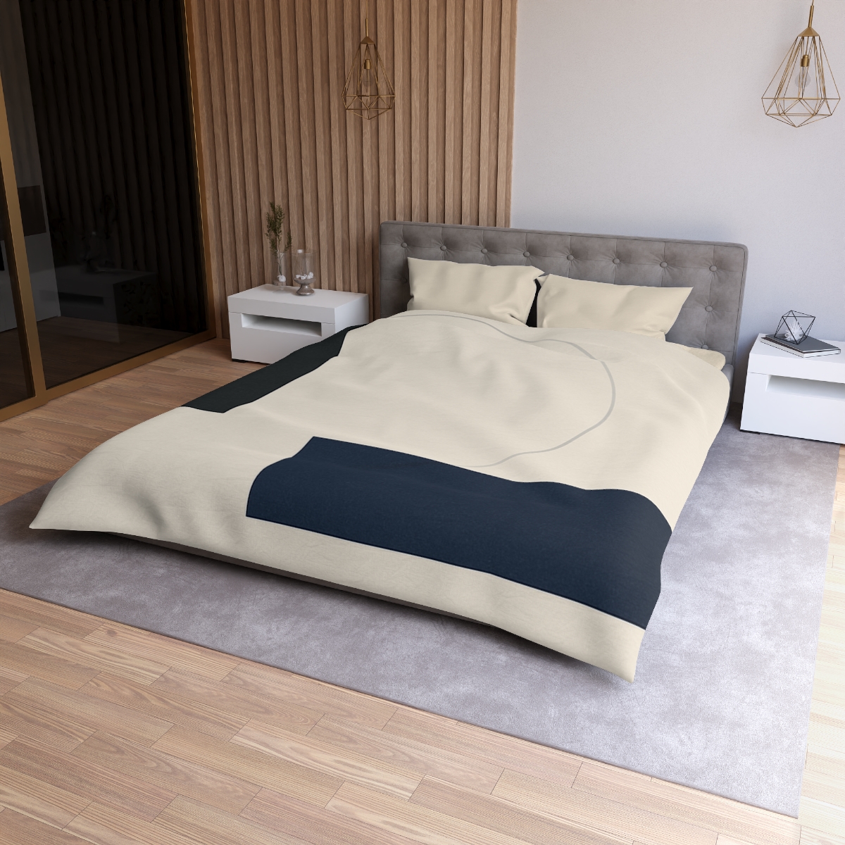 Offset Rectangle Orbit duvets for gifts