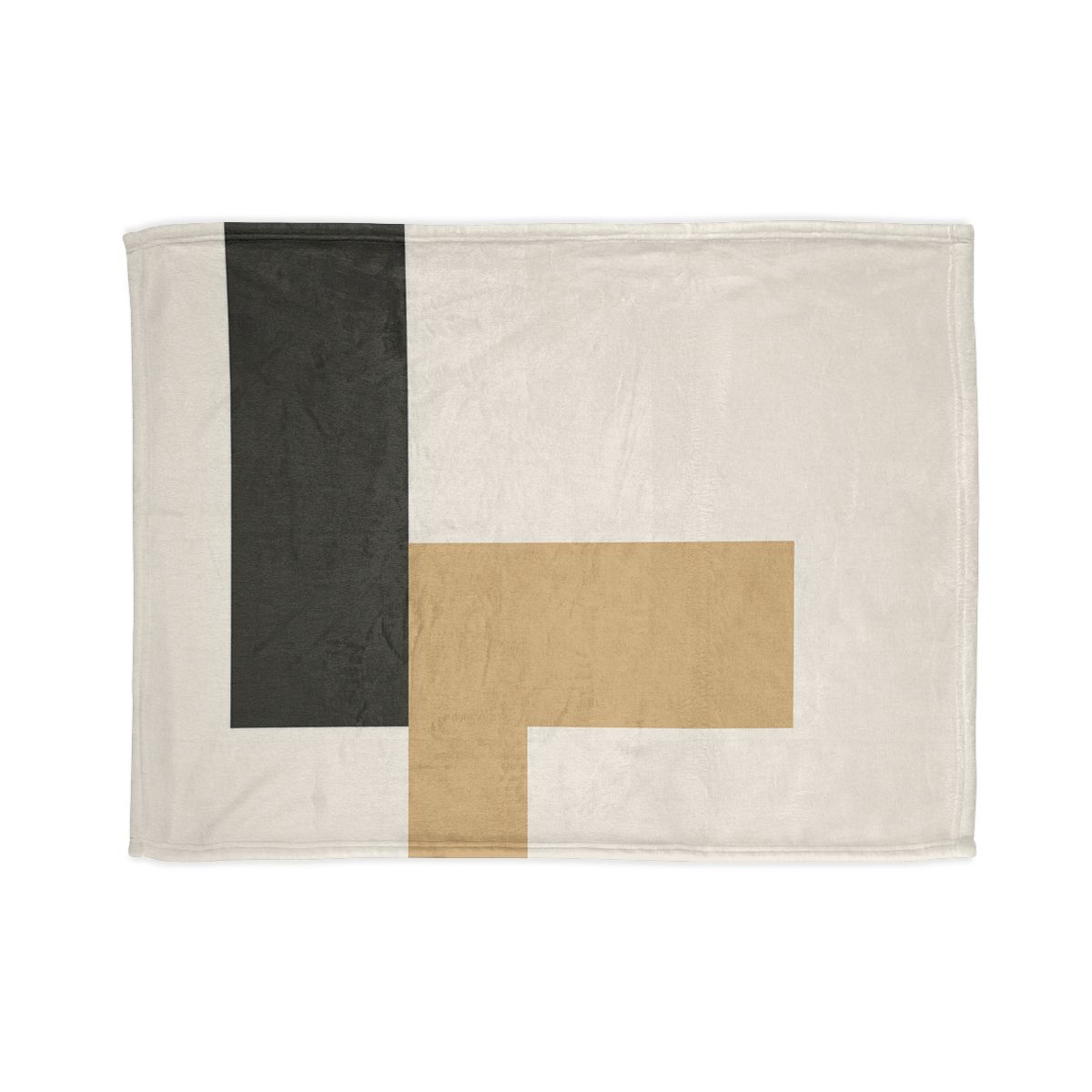 Offset Rectangle Pair soft fleece blankets