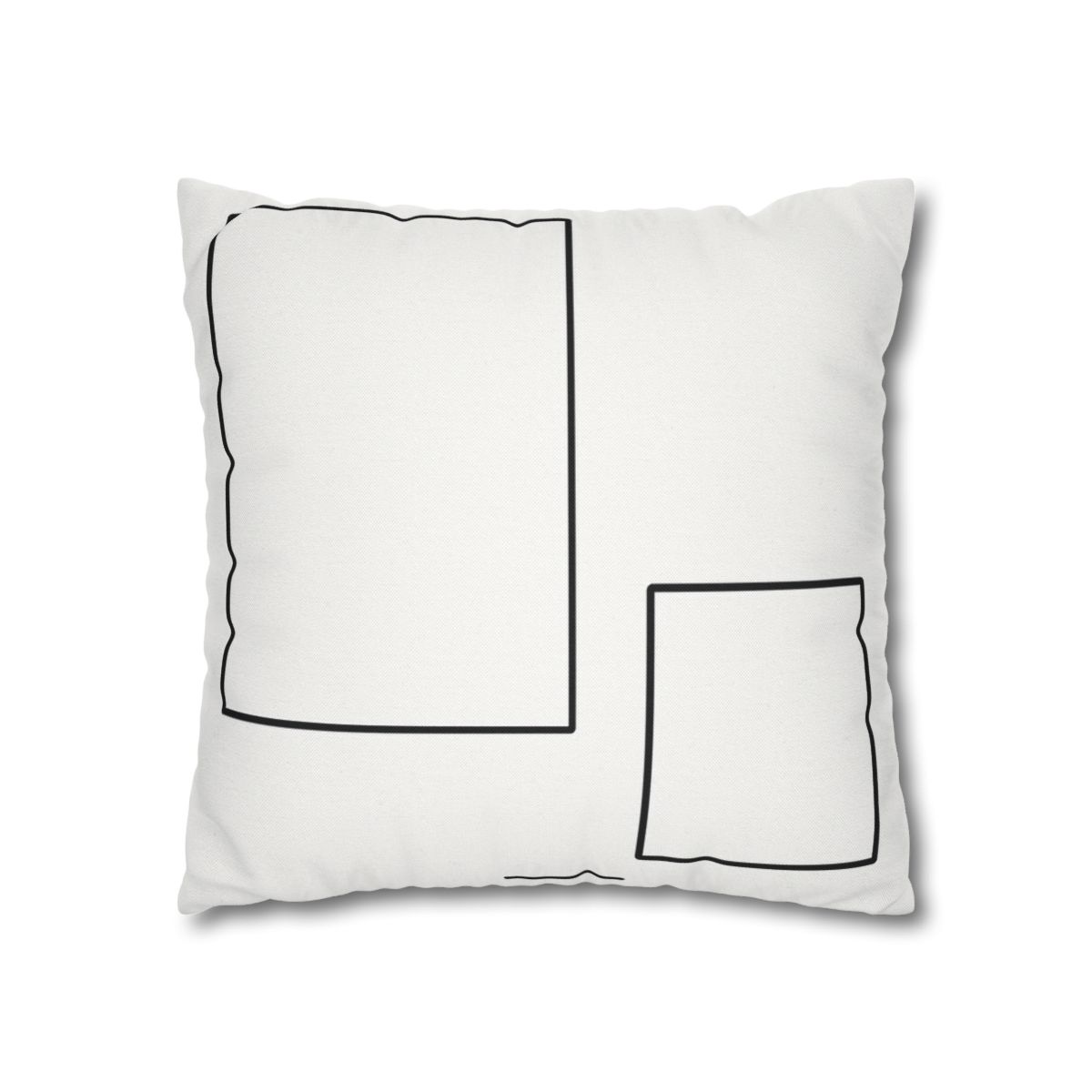 Offset Rectangle Pair With Anchor Line personalized pillow covers
