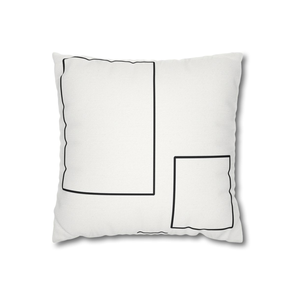 Offset Rectangle Pair With Anchor Line personalized pillow covers