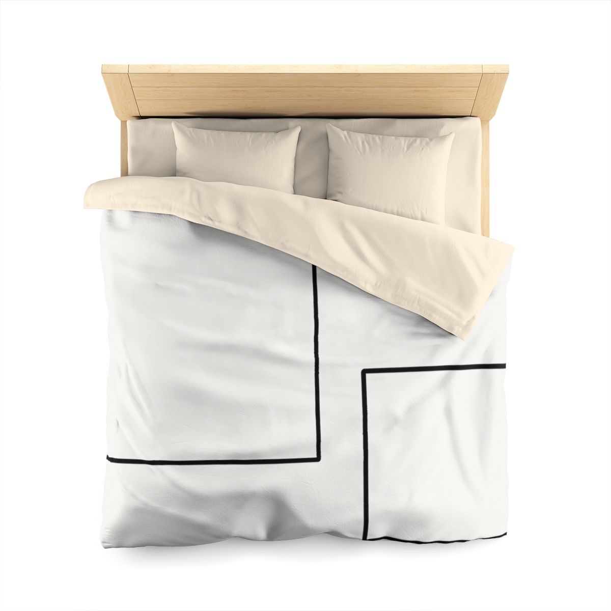 Offset Rectangle Pair With Anchor Line soft comforter duvets