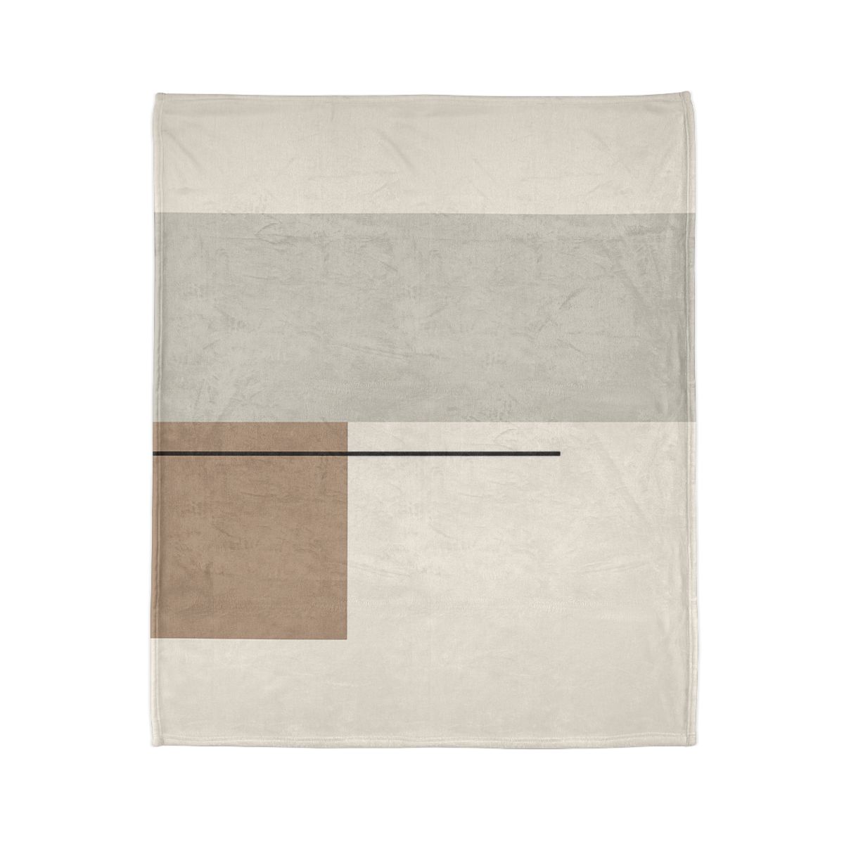 Offset Rectangle Pair With Line custom blankets