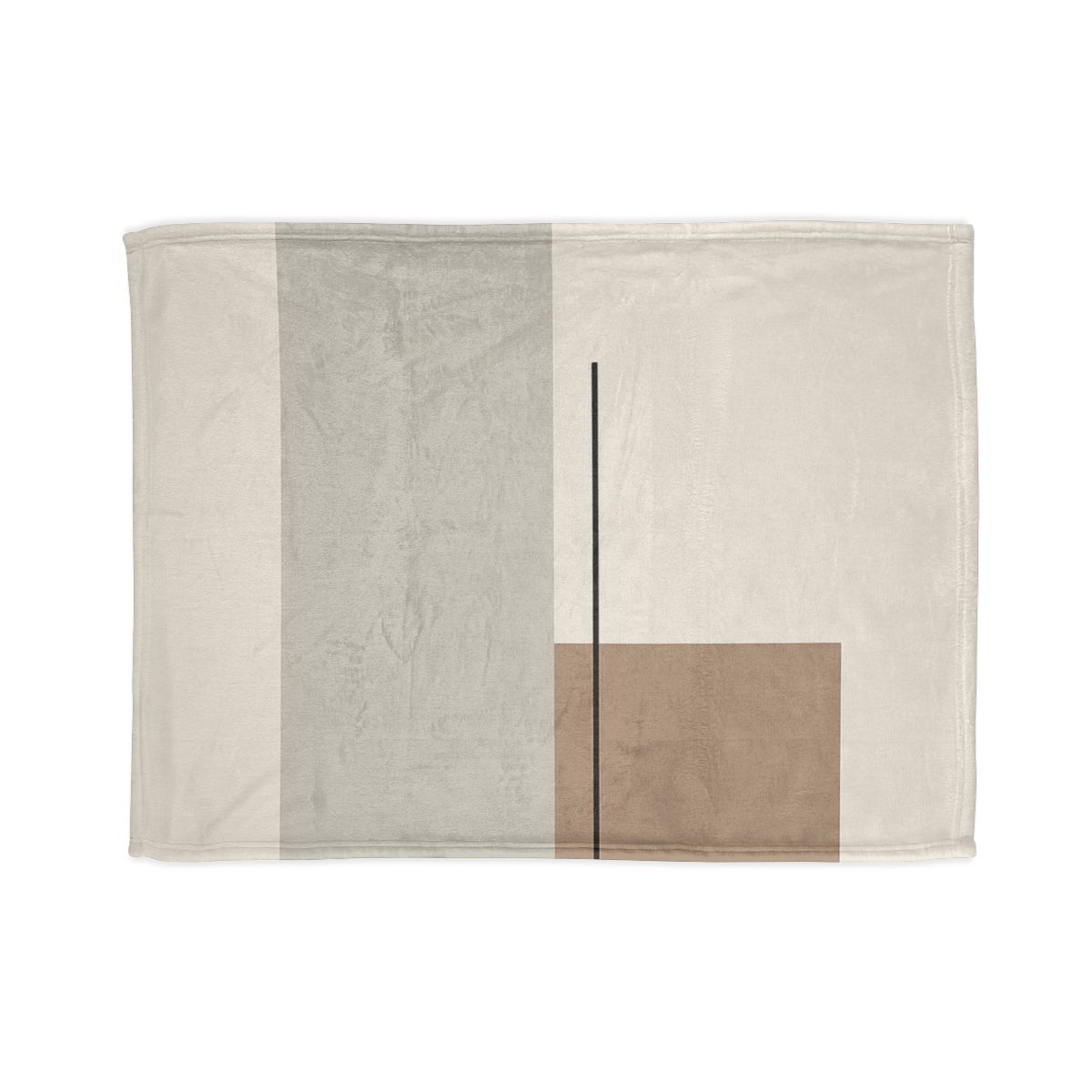 Offset Rectangle Pair With Line custom blankets