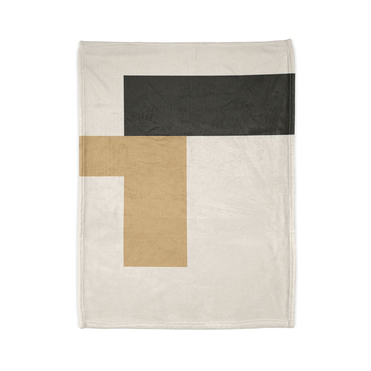 Offset Rectangle Pair soft fleece blankets